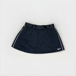 Nike Dri-Fit Skort XL Black Tennis Golf Running Athletic Skirt Shorts Elastic